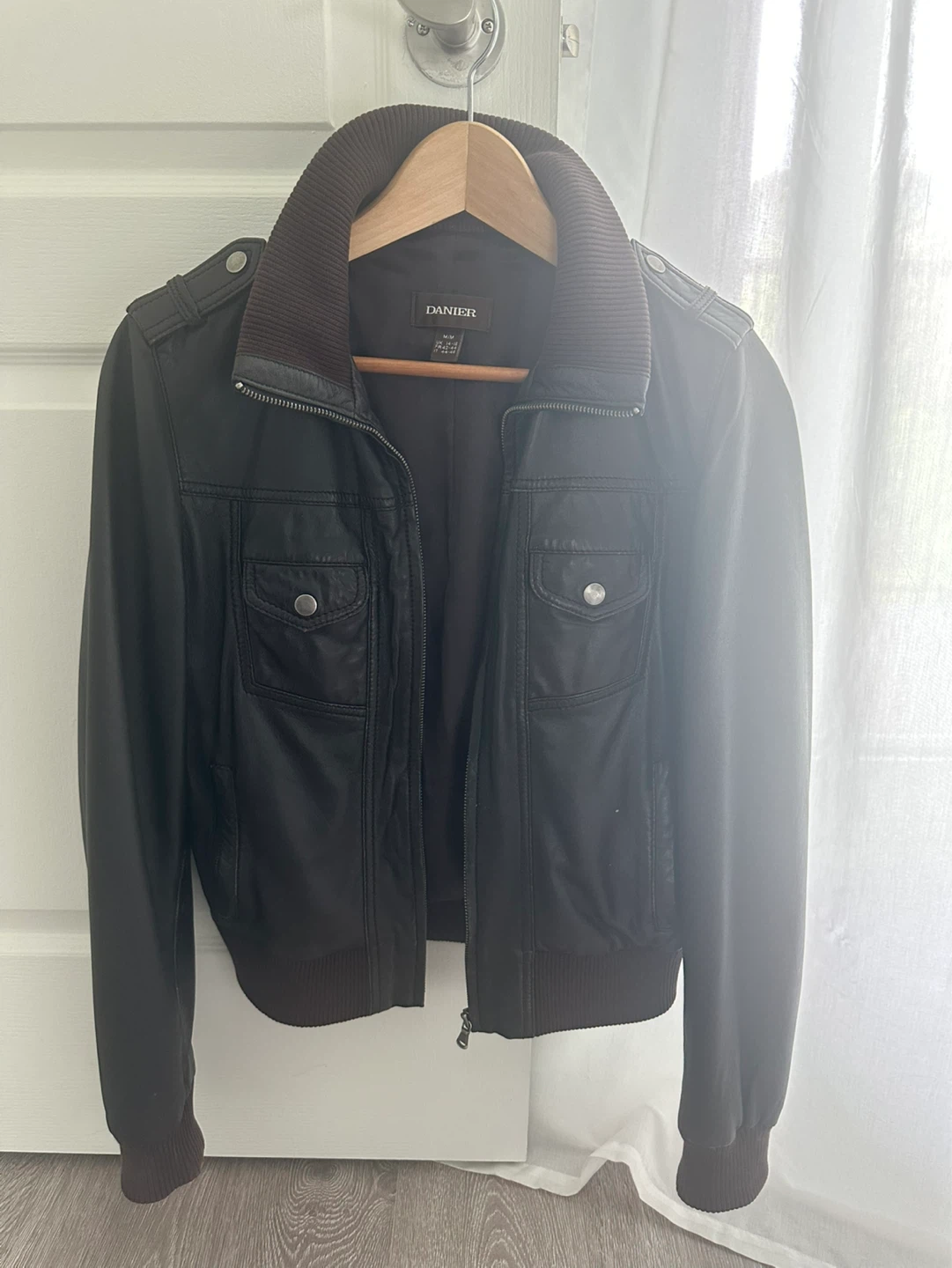 Danier Leather Bomber Jacket - Medium