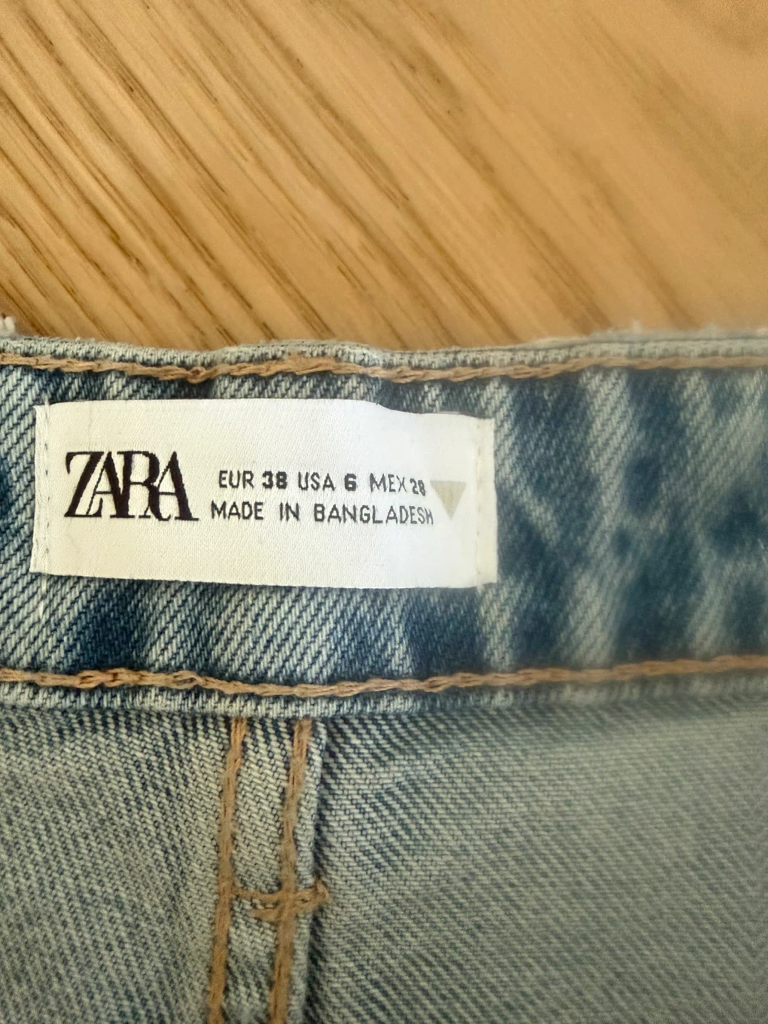 Zara Blue Denim Jeans Size 6 - photo 3
