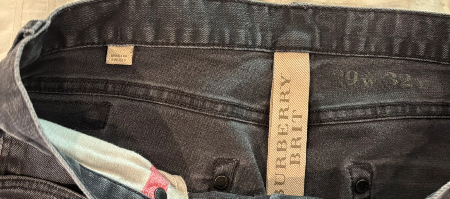 Burberry Brit Men's Jeans - Black Wash, Size 29W x 32L - photo 2
