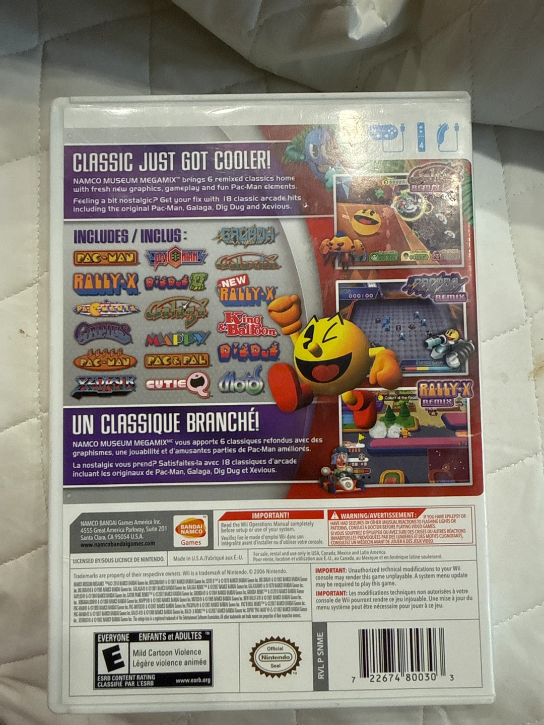 Namco Museum Megamix Nintendo Wii Game - photo 2