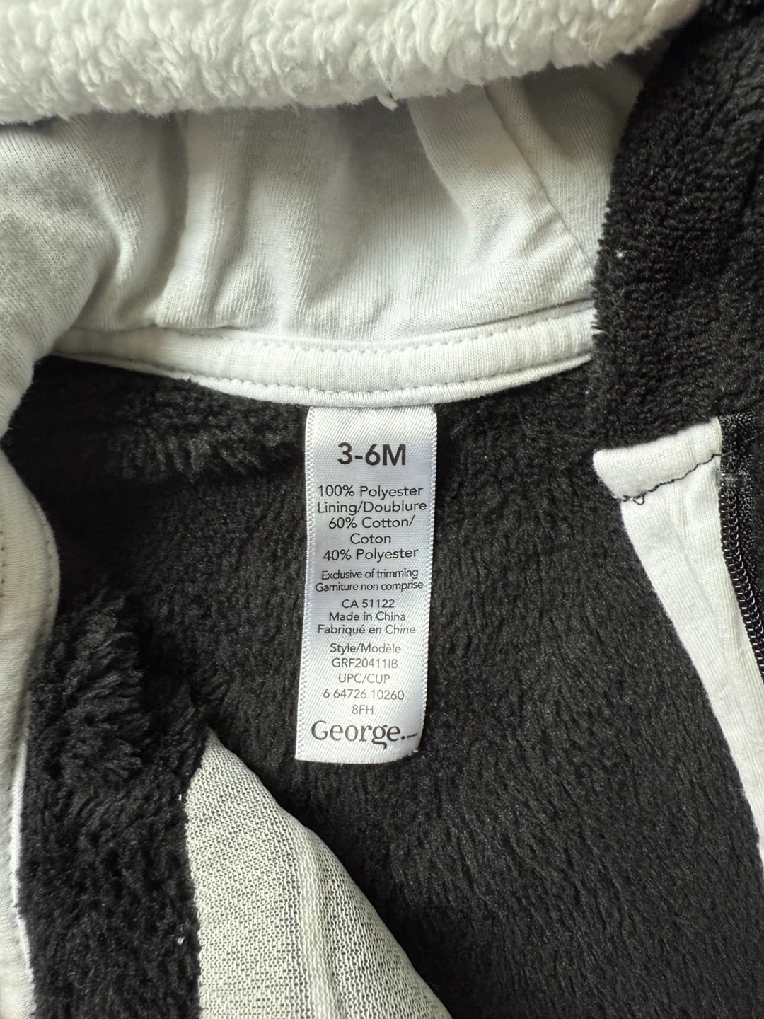 Fleece Penguin Bodysuit 3-6 Months - photo 2