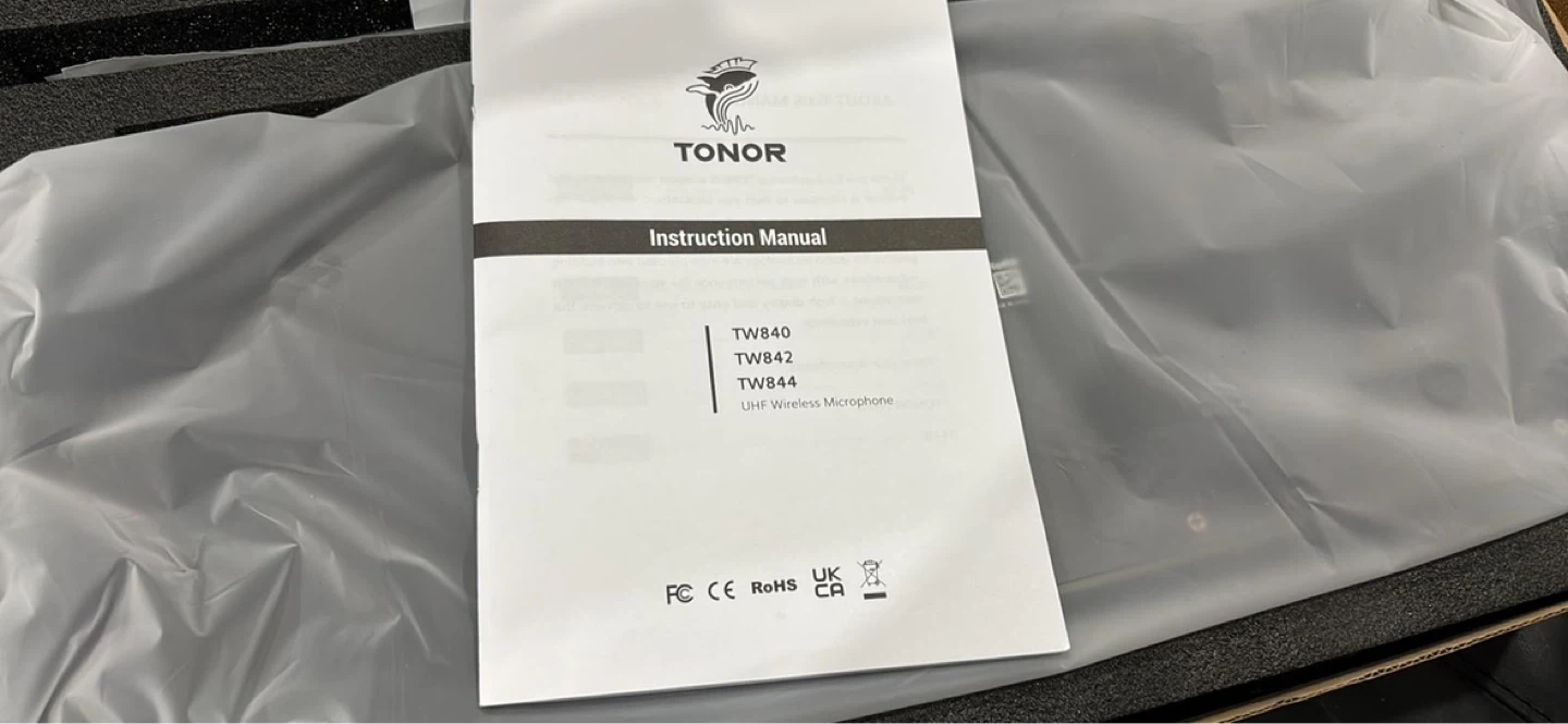 TONOR Wireless Microphone System, 4-Channel - photo 5
