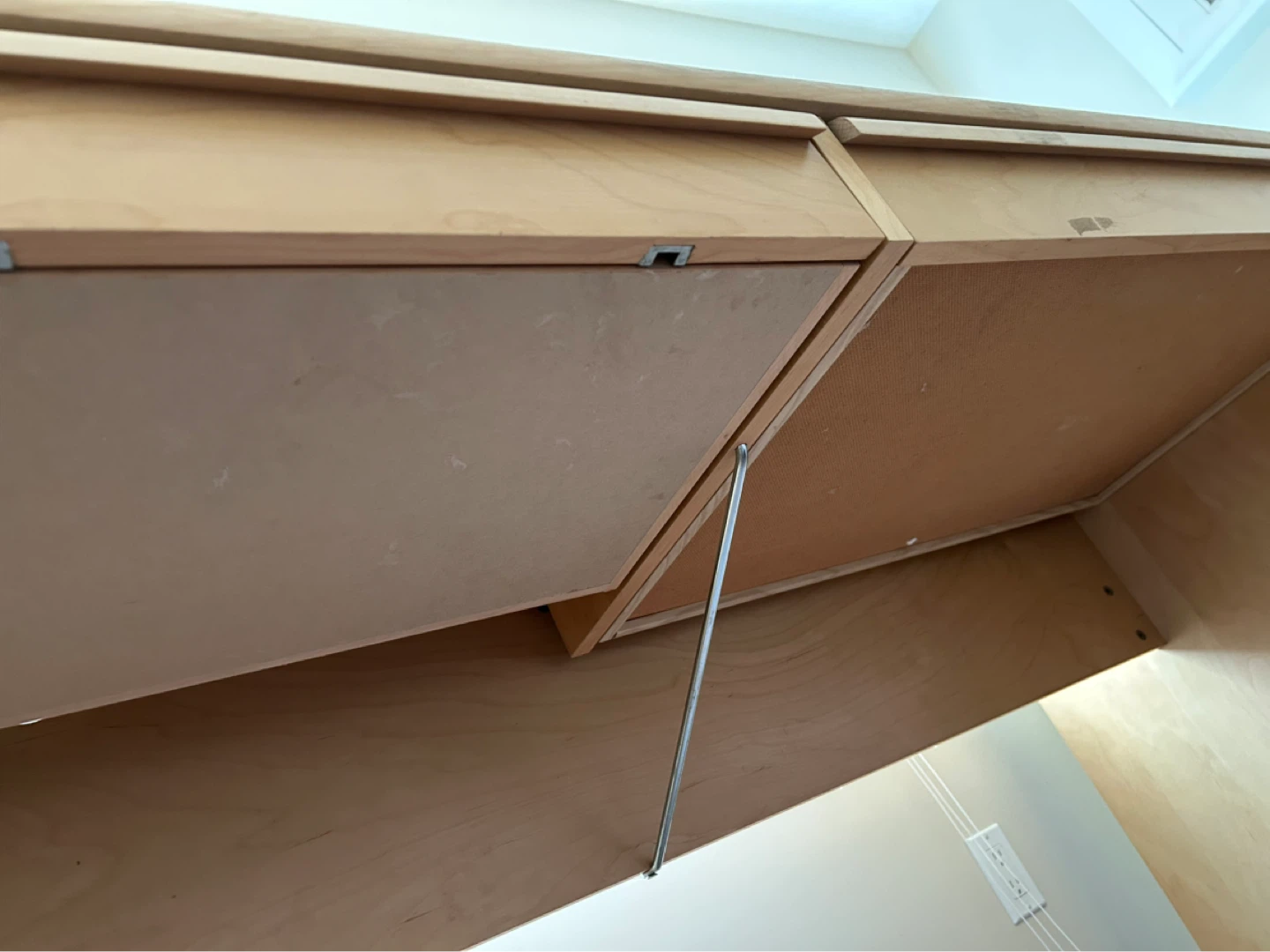 IKEA computer Light Wood Desk with Two Drawers - photo 3