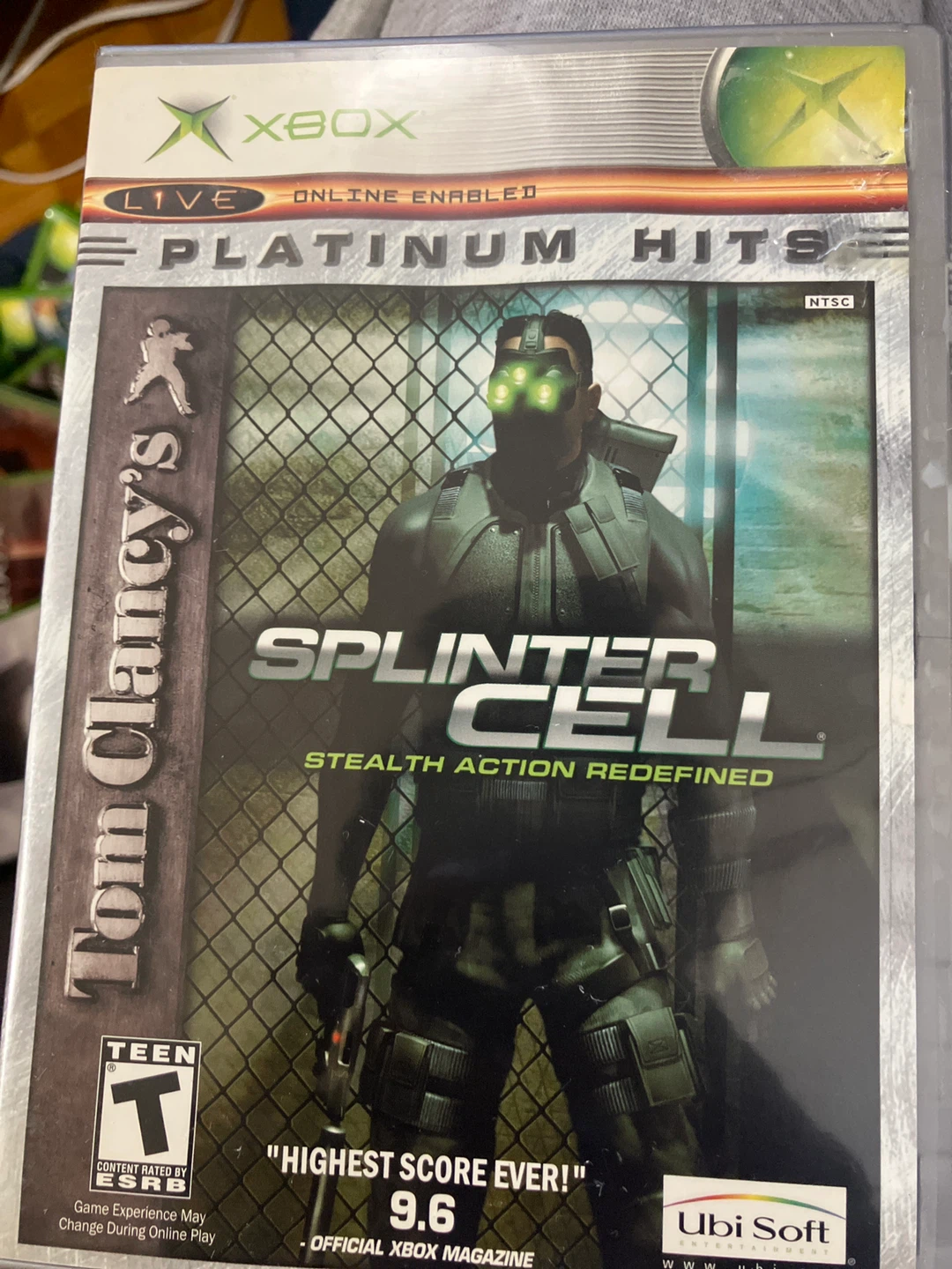 Tom Clancy's Splinter Cell Platinum Hits Xbox Game