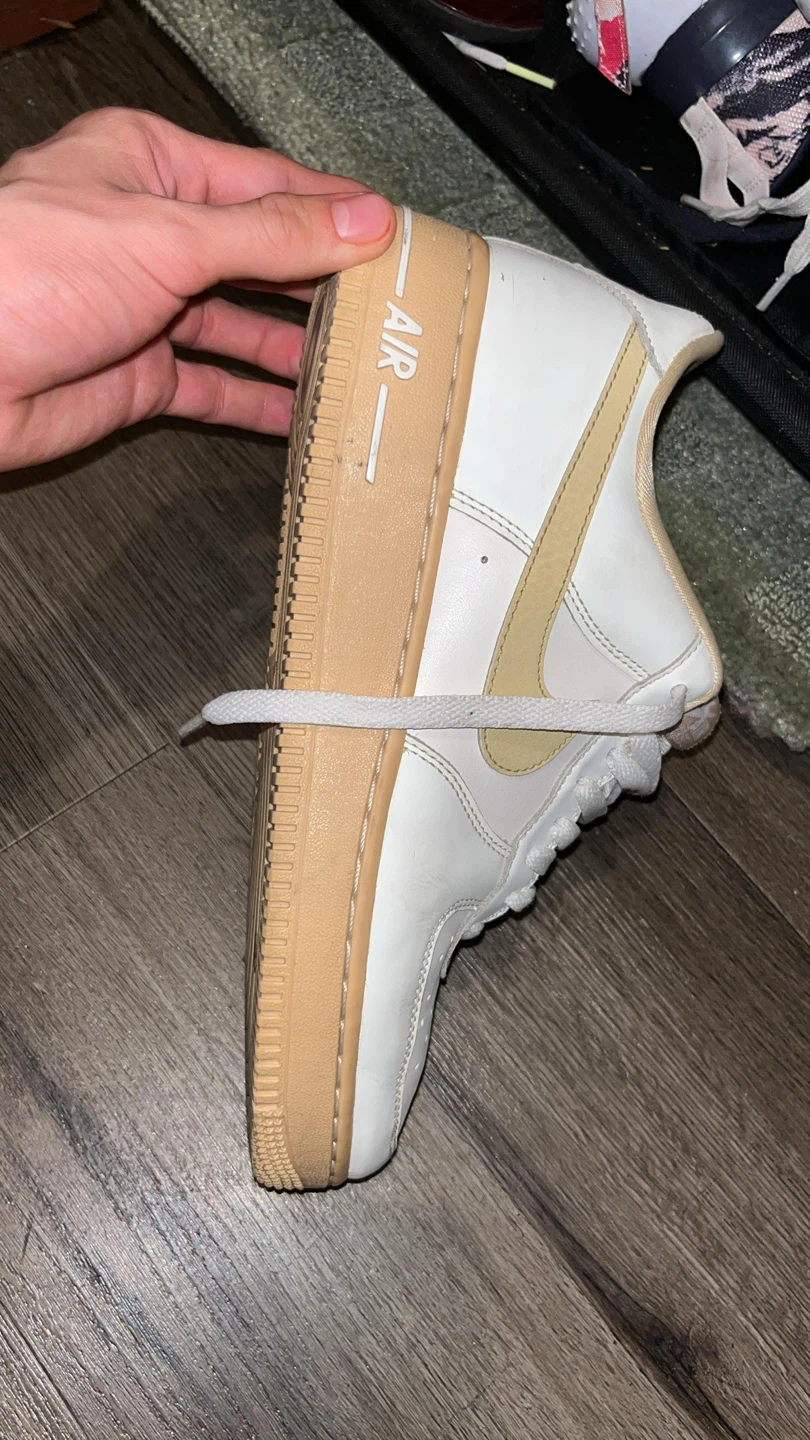 Nike Air Force 1 Low White/Tan Sneakers - photo 2
