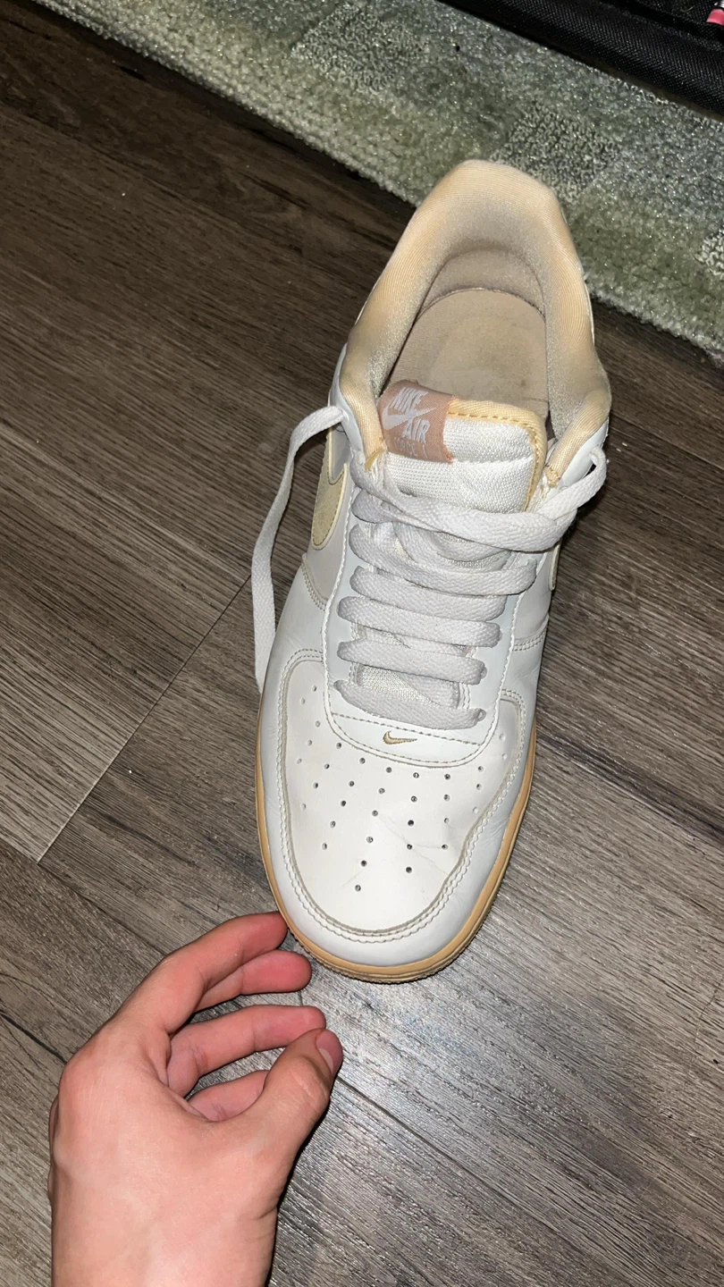 Nike Air Force 1 Low White/Tan Sneakers