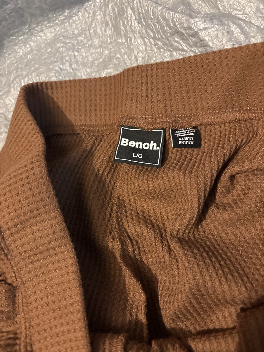 Ladies Bench Cargo Pants - L/G - Brown & White - photo 3