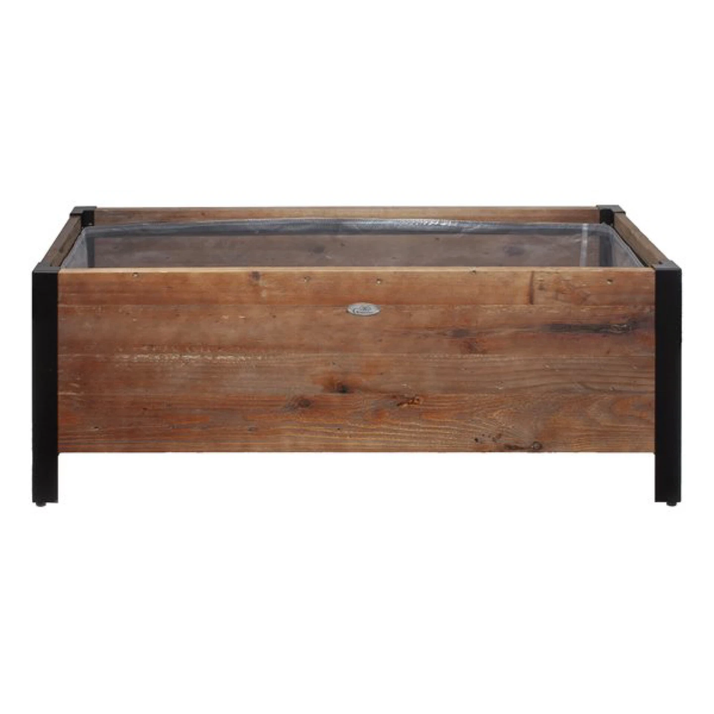 Wooden Planter Box with Metal Frame - photo 2