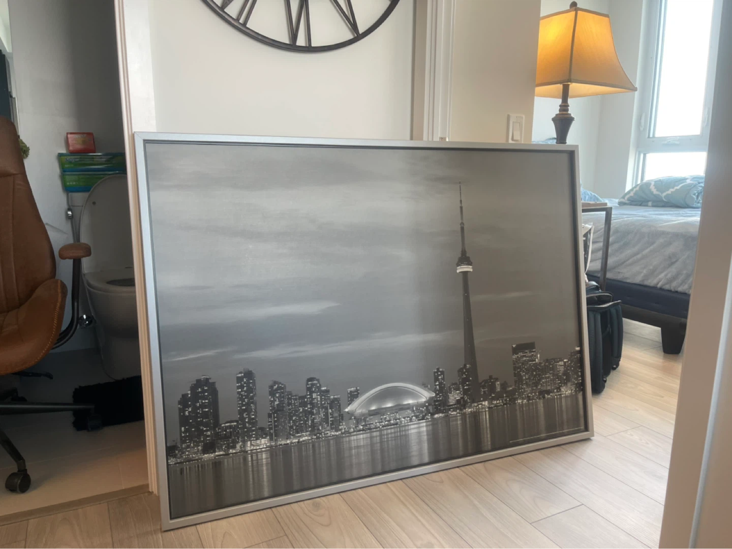 Framed Toronto Skyline Artwork