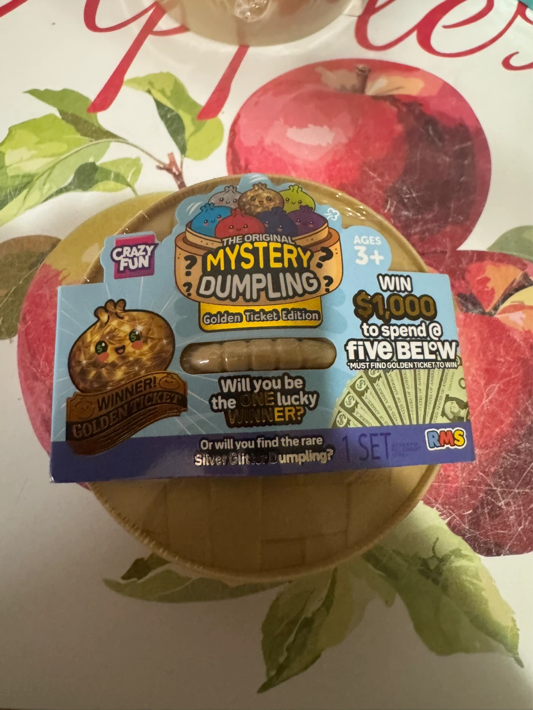 Crazy Fun Mystery Dumpling Golden Ticket Edition Squishy Toy