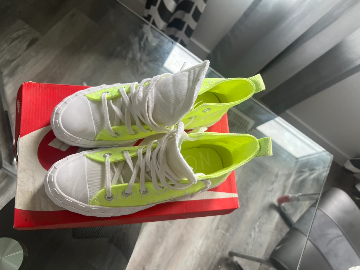 Converse Chuck Taylor All Star High Top Neon Sneakers - photo 2