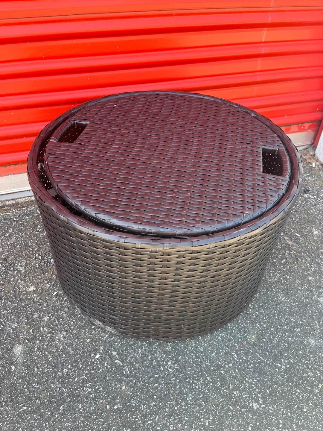 Round Wicker Daybed with Canopy - photo 5