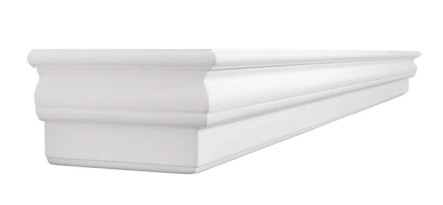 New White Decorative Mantel Shelf