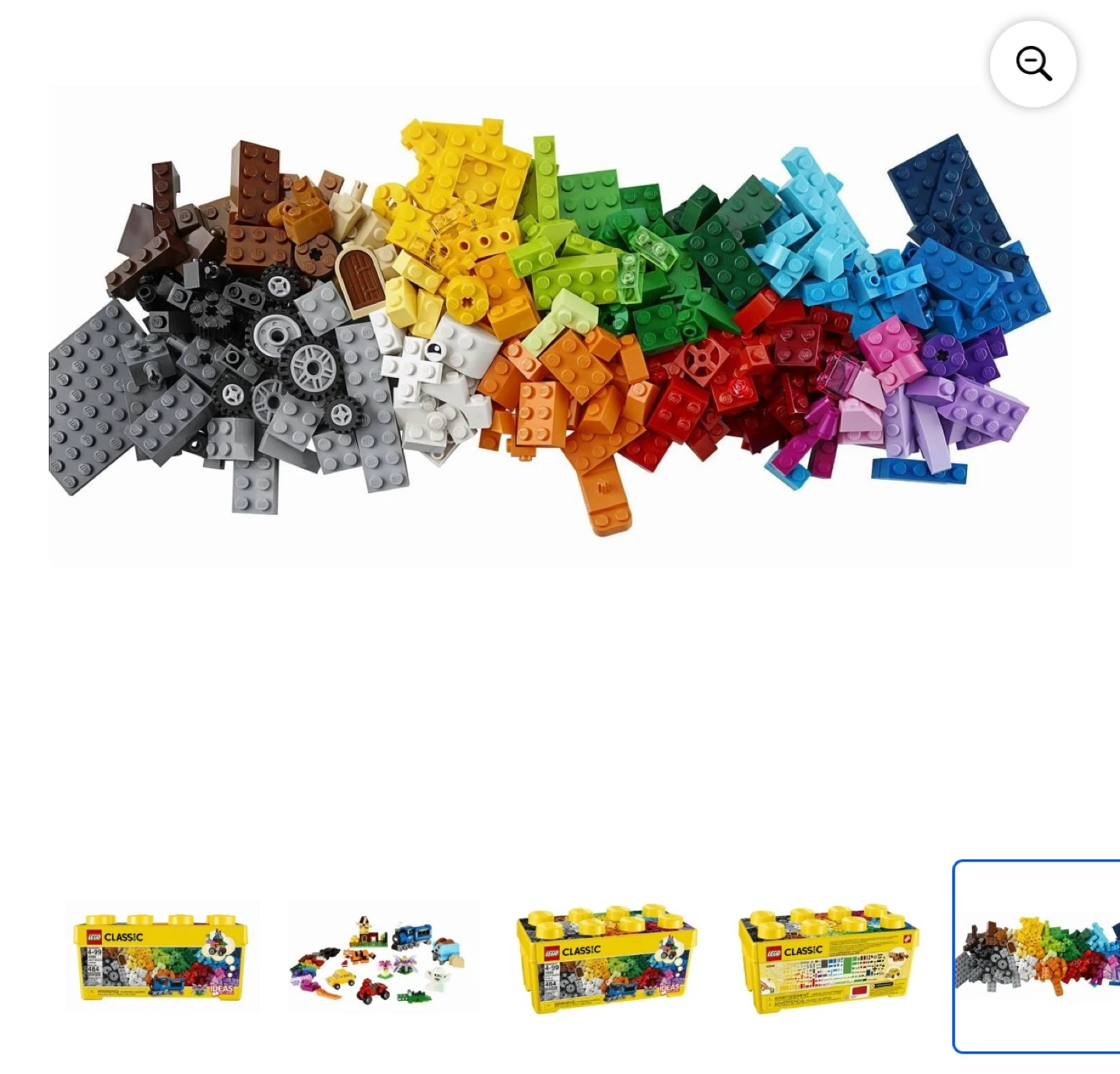 LEGO Classic Medium Creative Brick Box Building Toy - 484 pcs - photo 5
