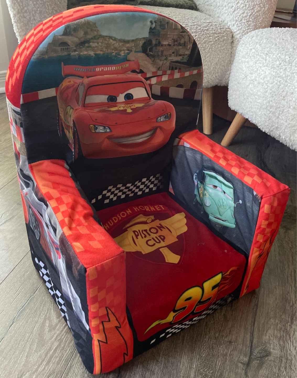Disney Cars Lightning McQueen Kids Chair