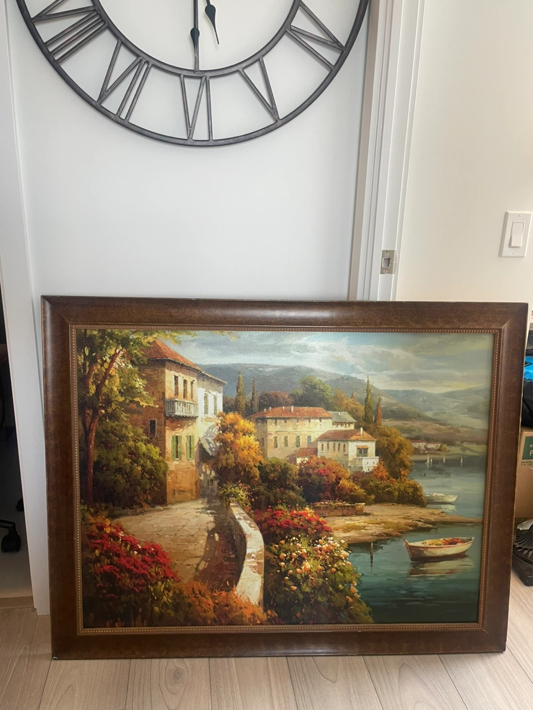 Framed Landscape Oil Painting - photo 2