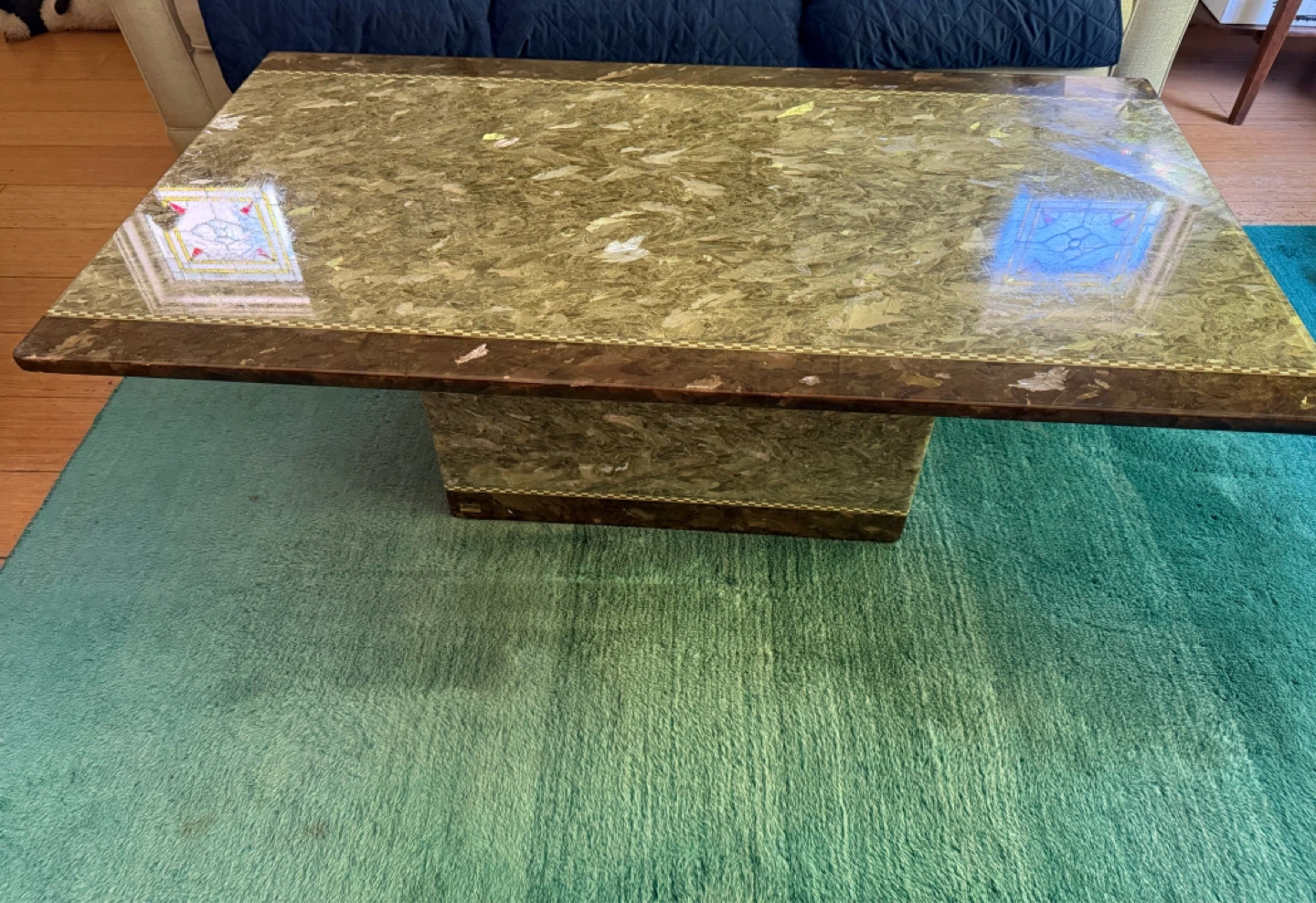 Lavamar Coffee Table - Natural Stone, Made in Italy