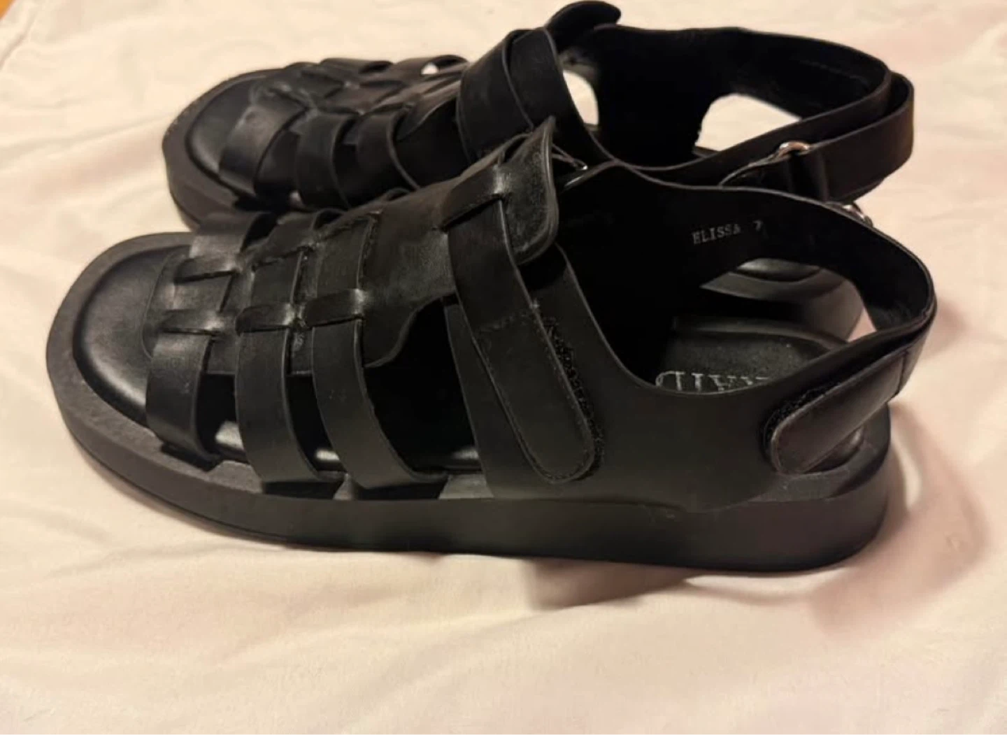 Black Gladiator Sandals