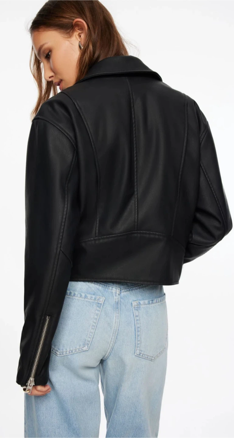 DYNAMITE LADIES BIKER JACKET - NEW! - photo 2