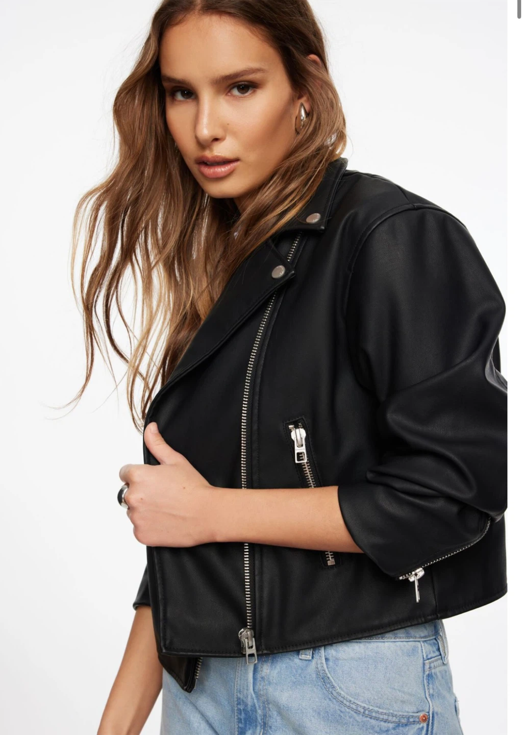 DYNAMITE LADIES BIKER JACKET - NEW! - photo 5