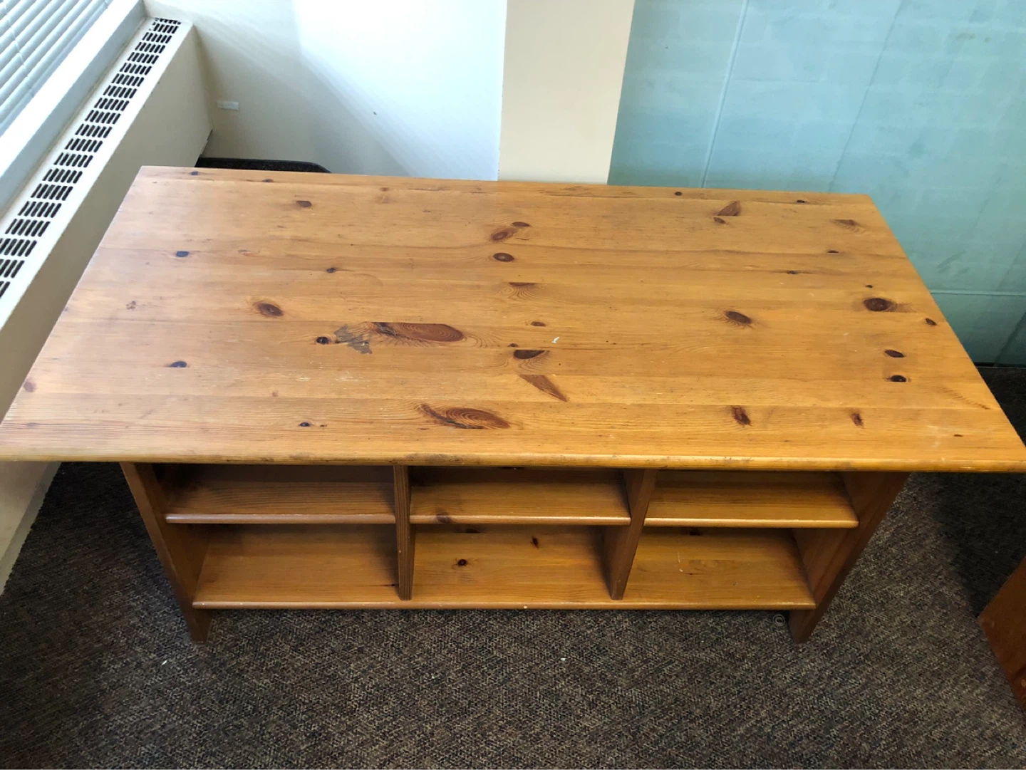 Wooden Storage Bench/Shelf Unit - photo 2