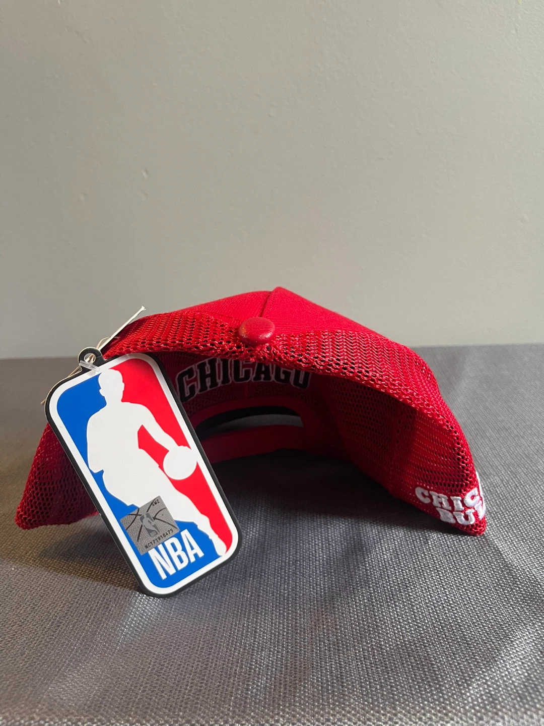 Chicago Bulls NBA Red Trucker Hat - photo 5