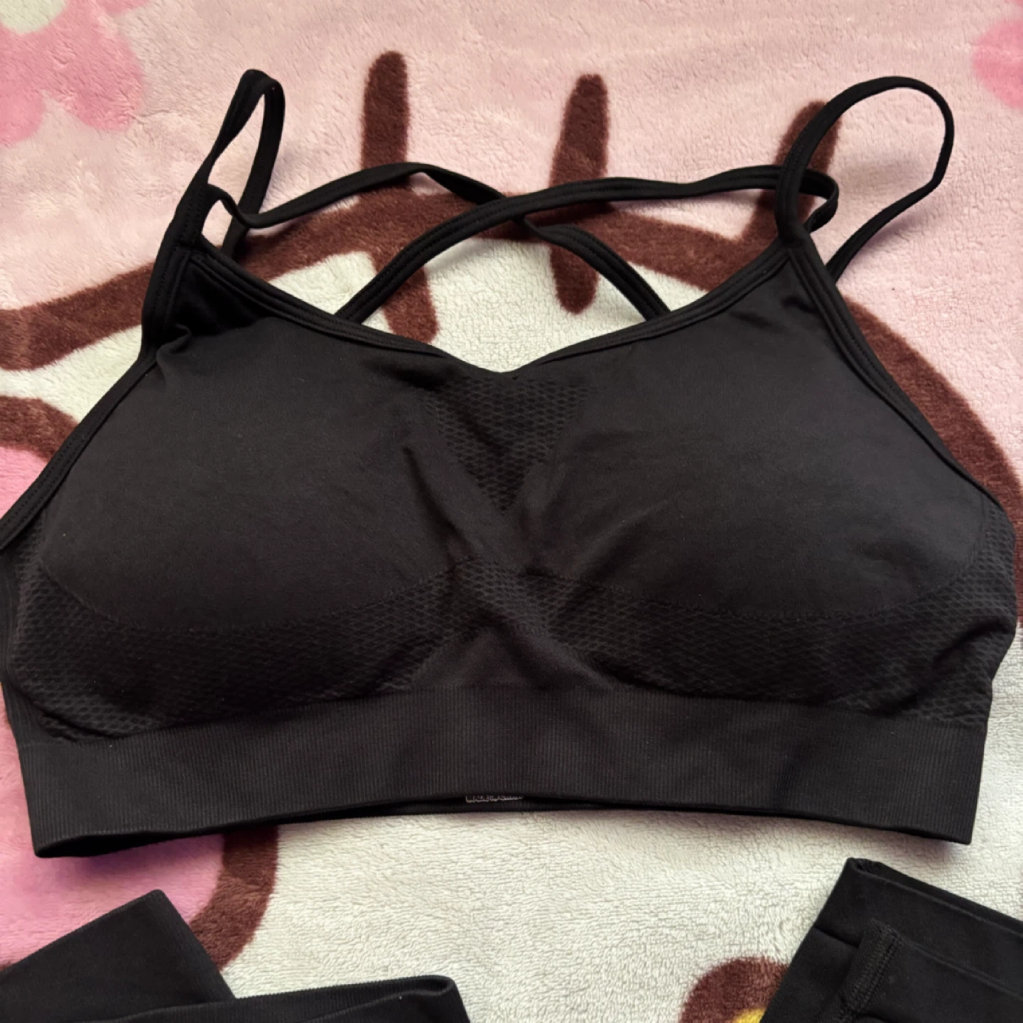 (SHEIN) Sports Bra & Leggings Set - *Size Women Large/Black* - photo 2