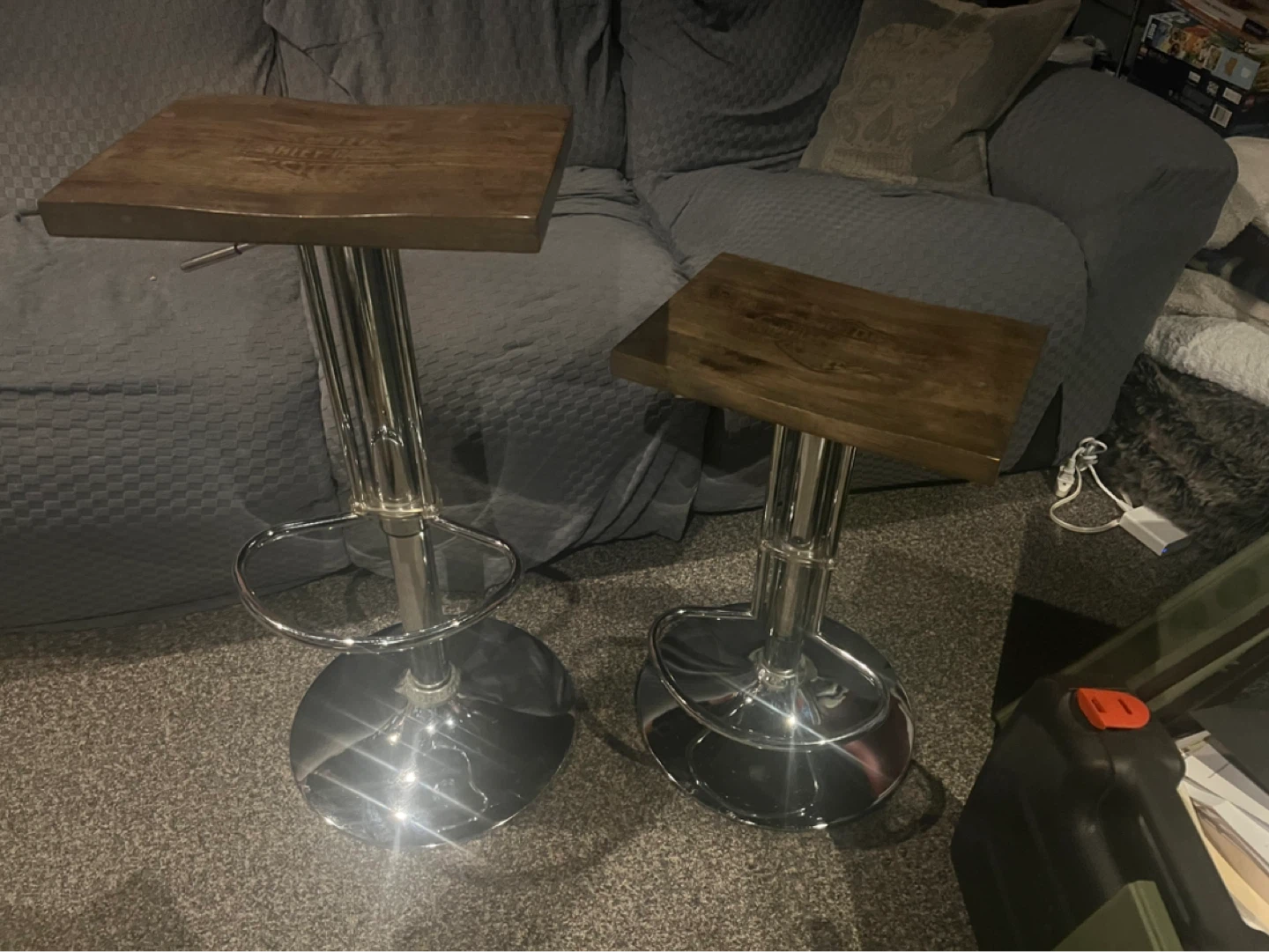 Adjustable Bar Stools (Set of 2)