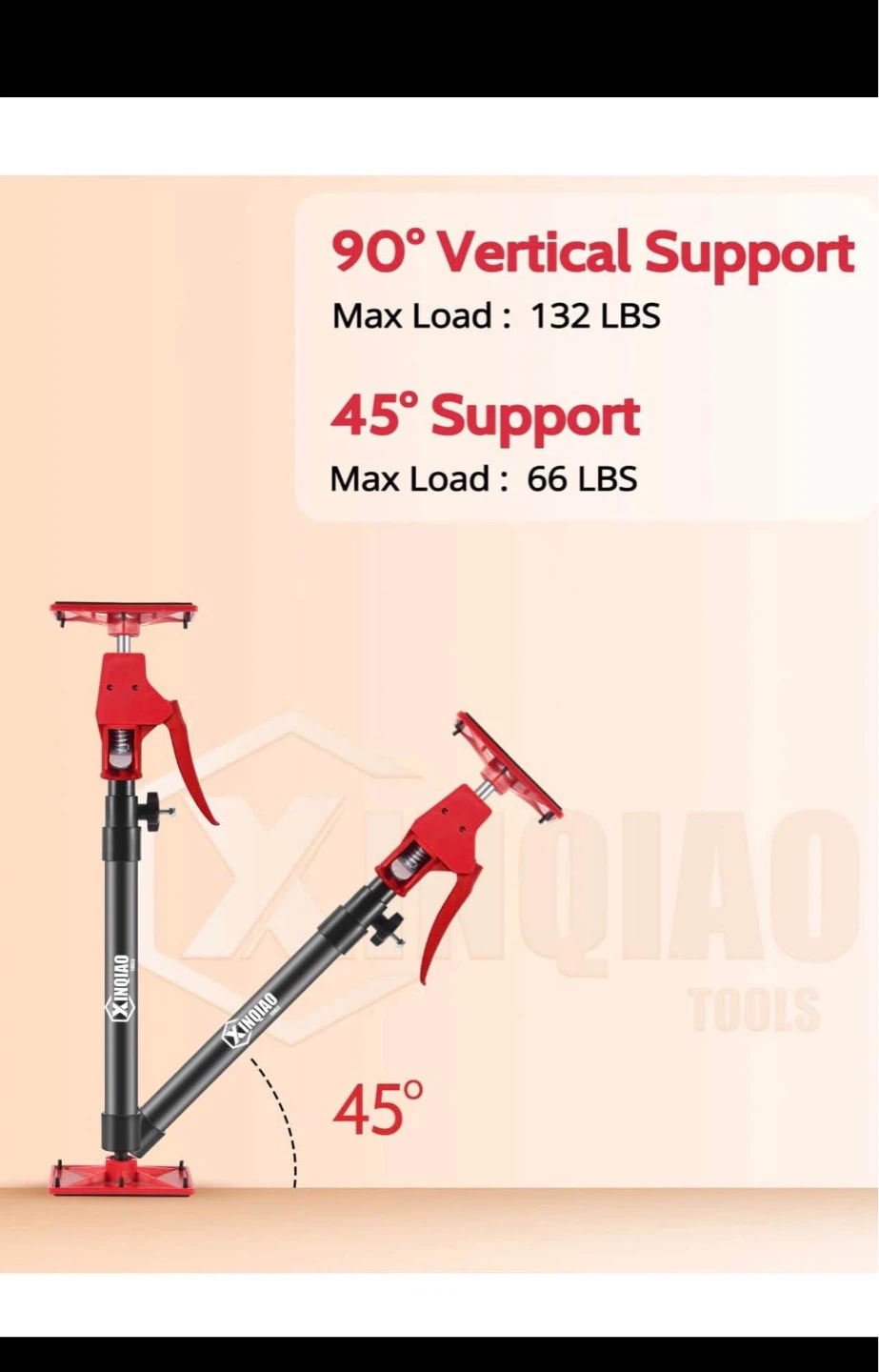 XINQIAO Adjustable Support Rod - 4 Pack - photo 2