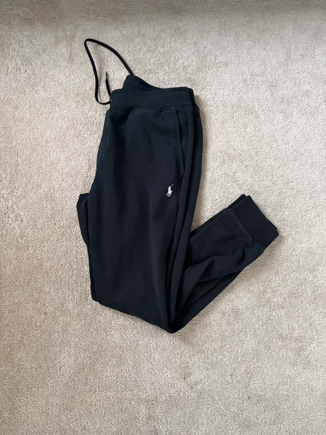 Polo Ralph Lauren Black Zip-Up Hoodie and Joggers Set - Size M - photo 5