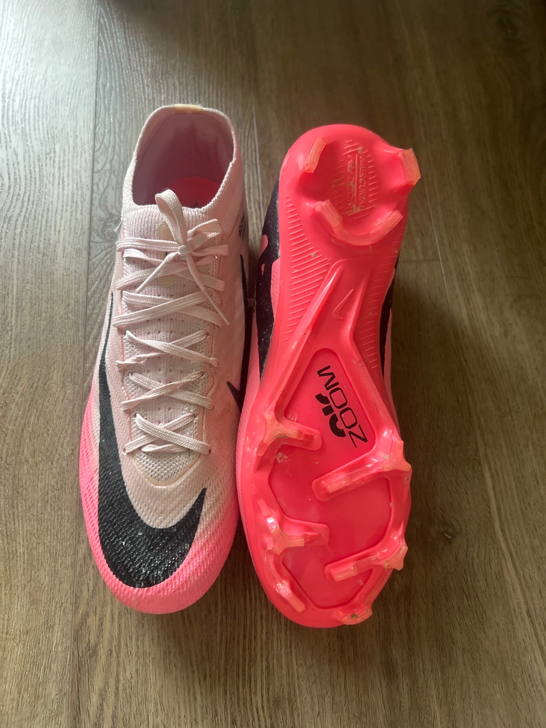 Nike Mercurial Zoom Soccer Cleats - Pink/Black, 8.5 US - photo 3