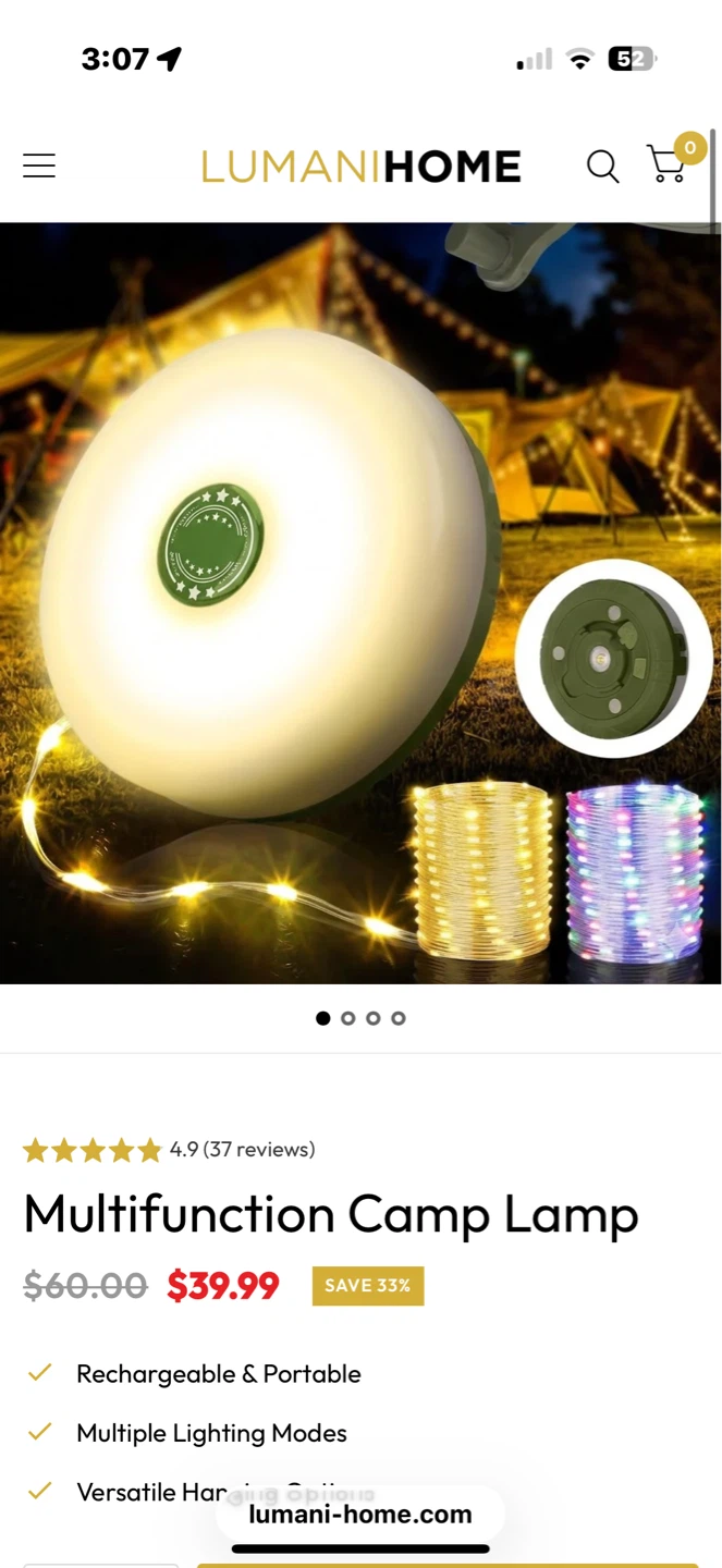 Better Camper Multi-Functional Camping Lamp