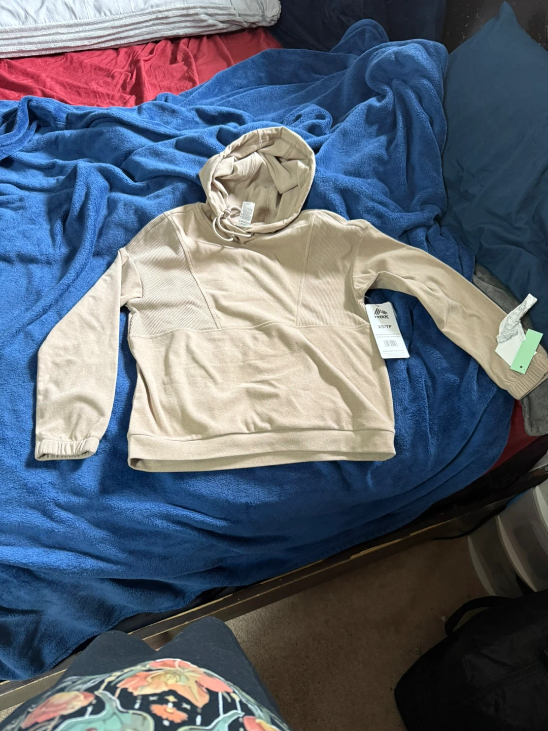 RBX Active Beige Hoodie and Jogger Set - photo 2