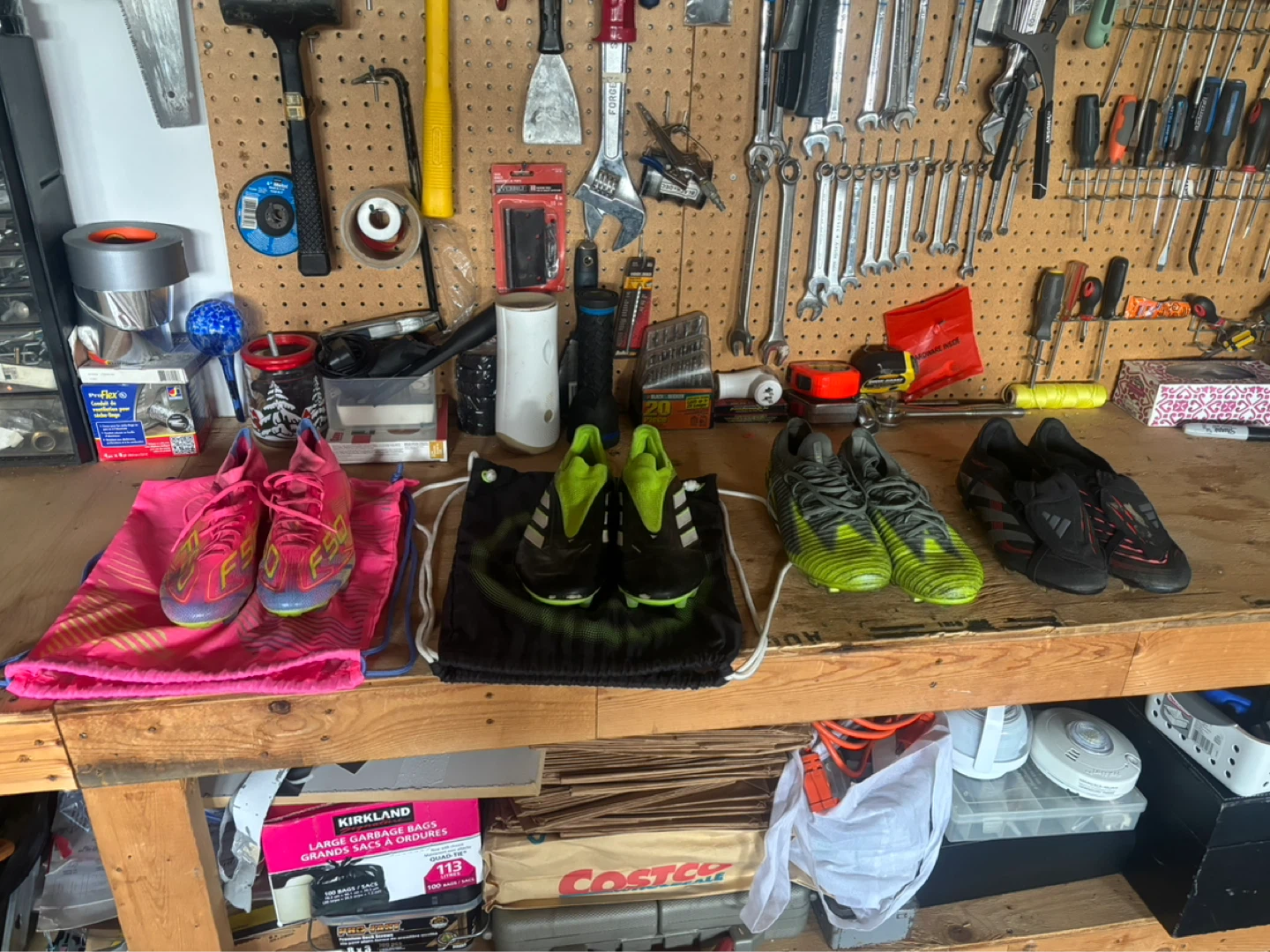 4 pairs of cleats