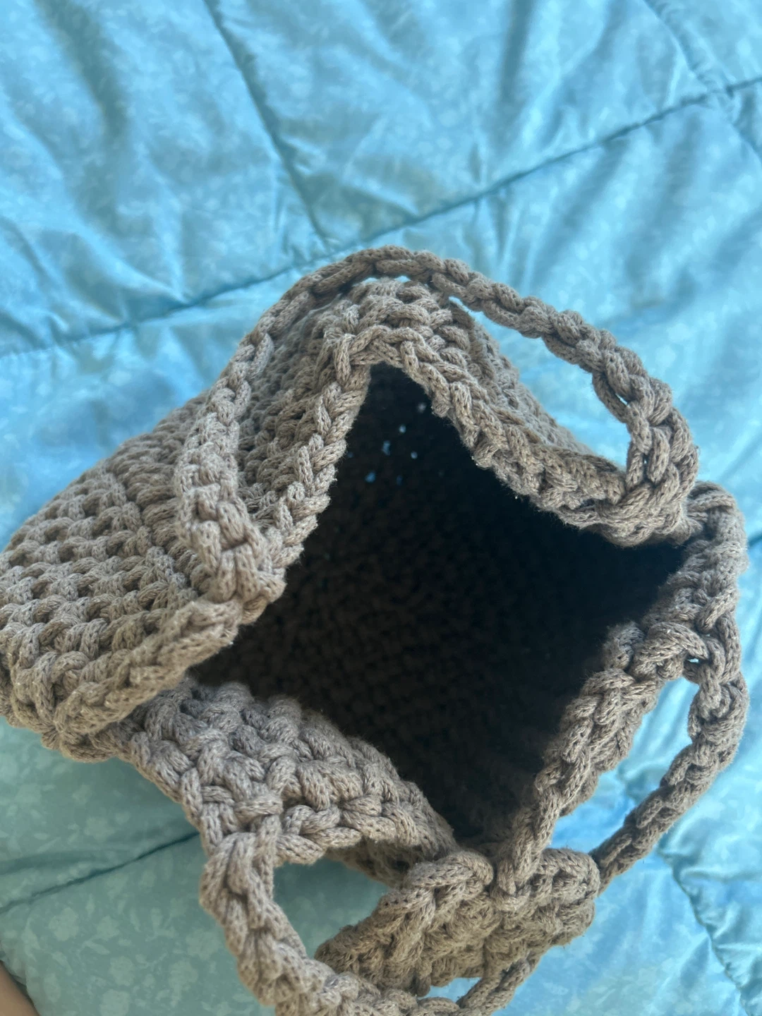 Handmade Crochet Tote Bag - photo 2