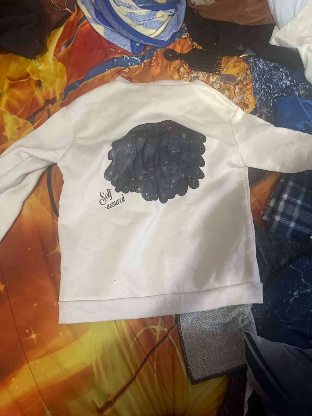 Cream Graphic Hoodie - photo 2