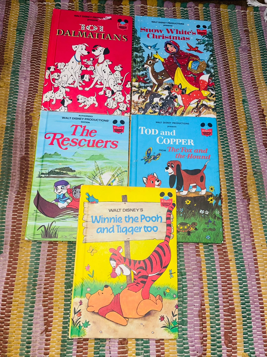 Vintage Disney hardcover book lot