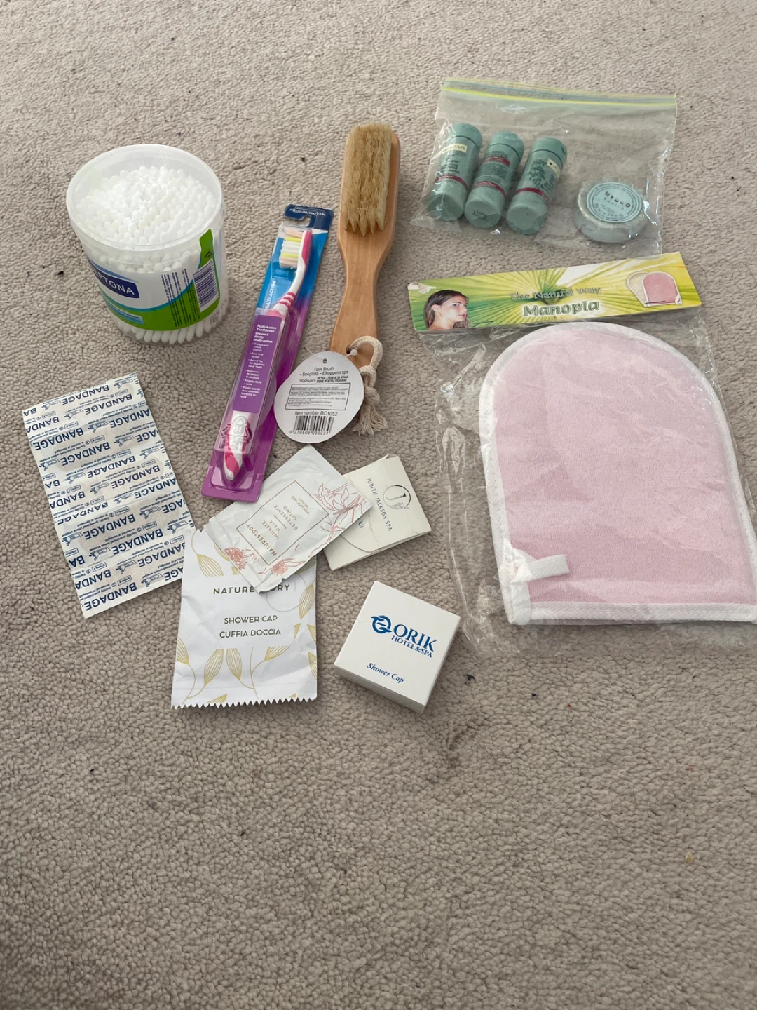 Foot Brush and other personal items brand new