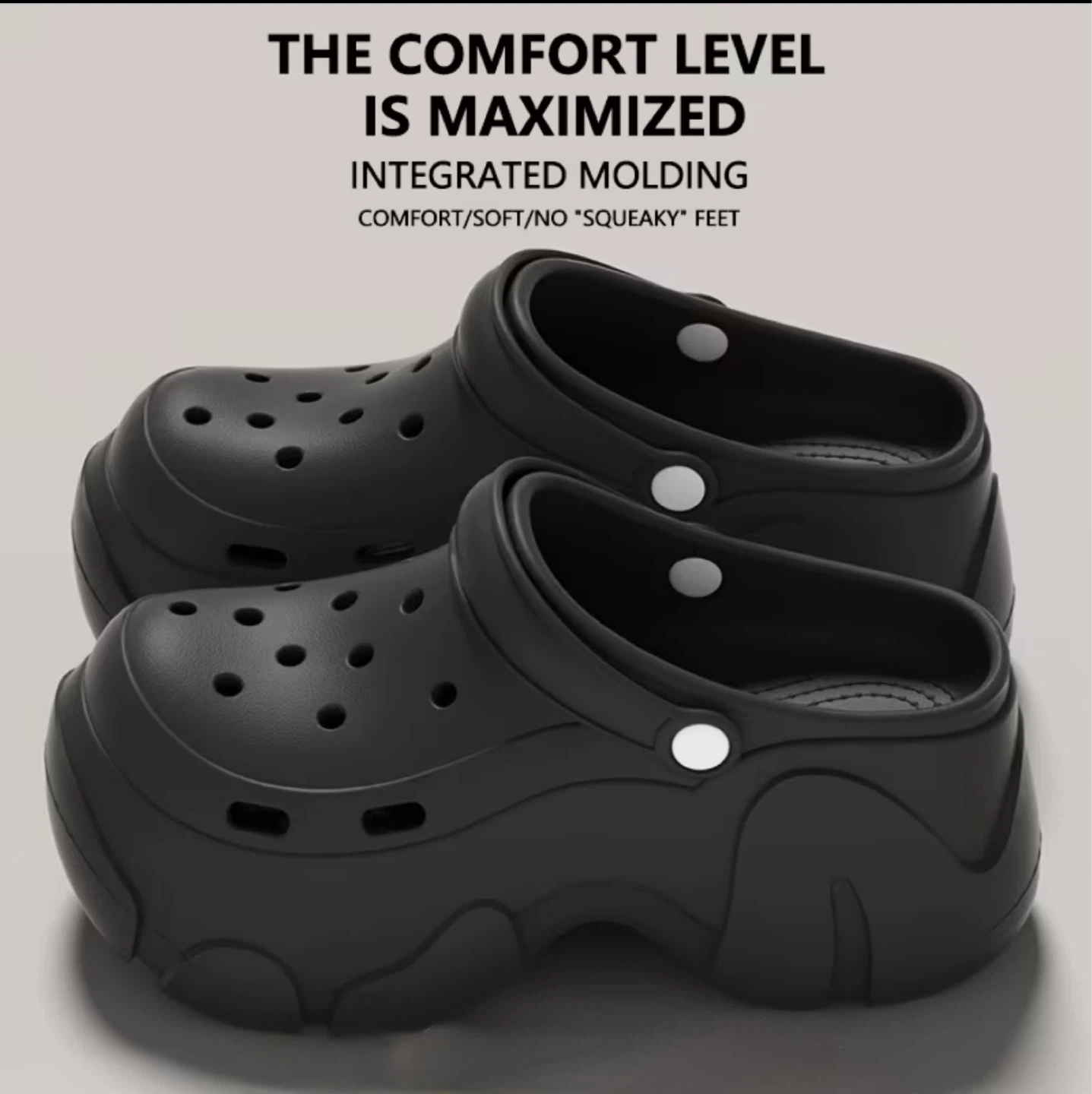 Black EVA Sole Clogs - photo 5
