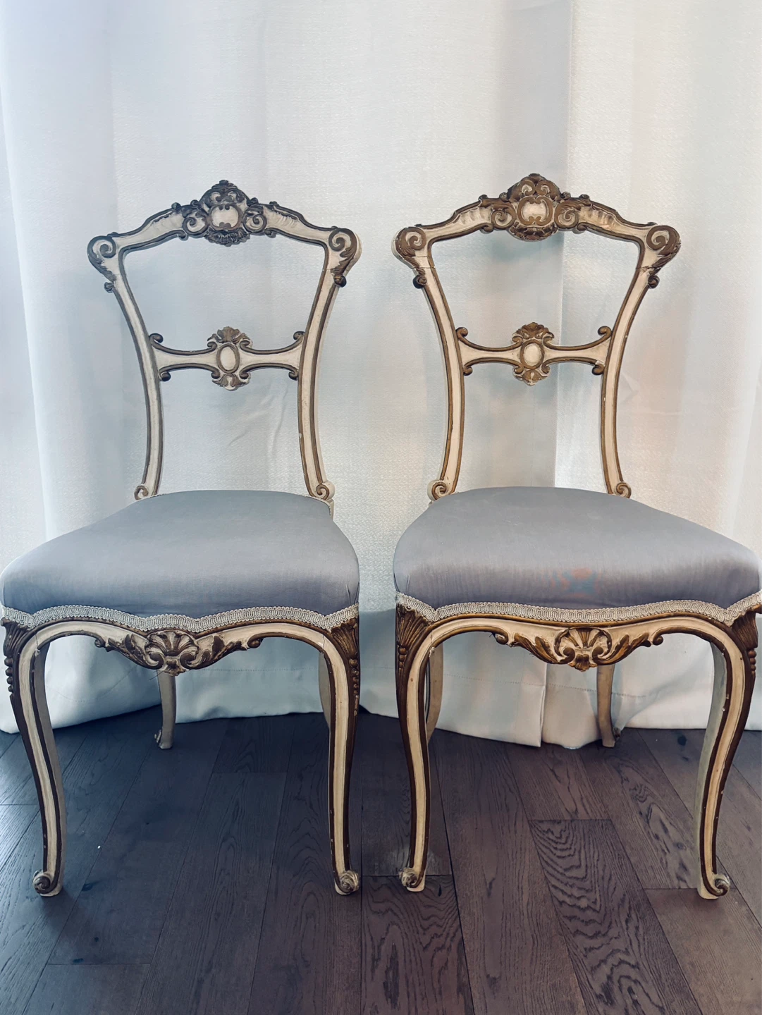 Pair of Gorgeous French Antique Chairs