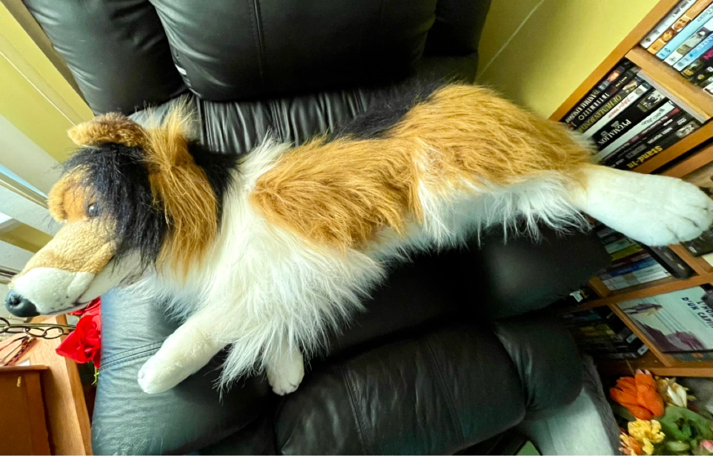 Large Collie Dog Plush Toy - photo 3