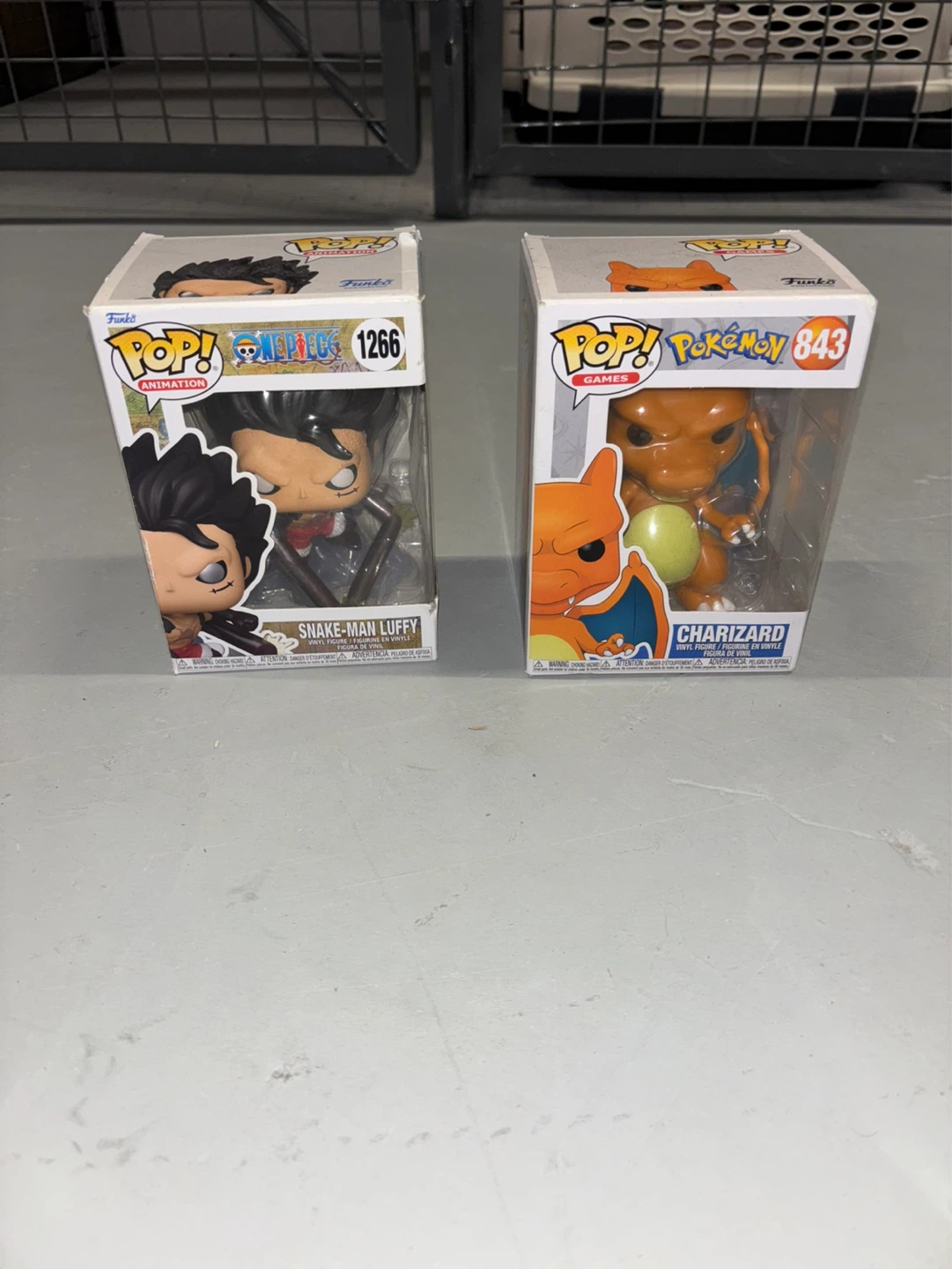 Funko Pop! Vinyl Figures - Snake-Man Luffy & Charizard