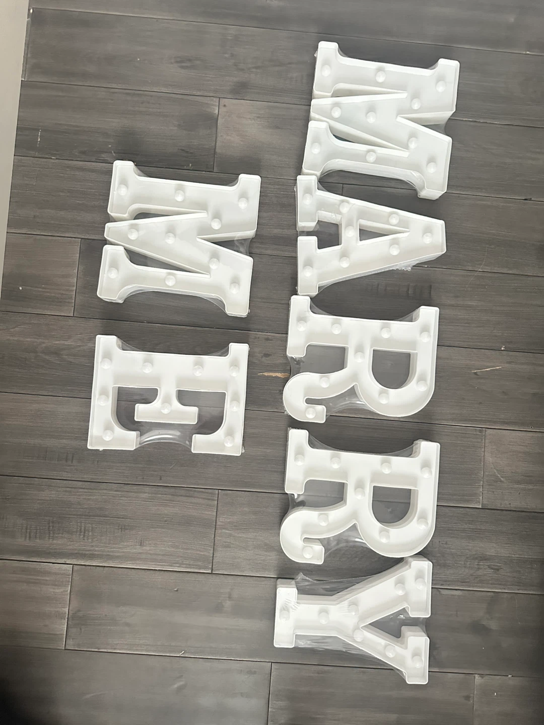 Light Up Marquee Letters "MARRY ME" - photo 2