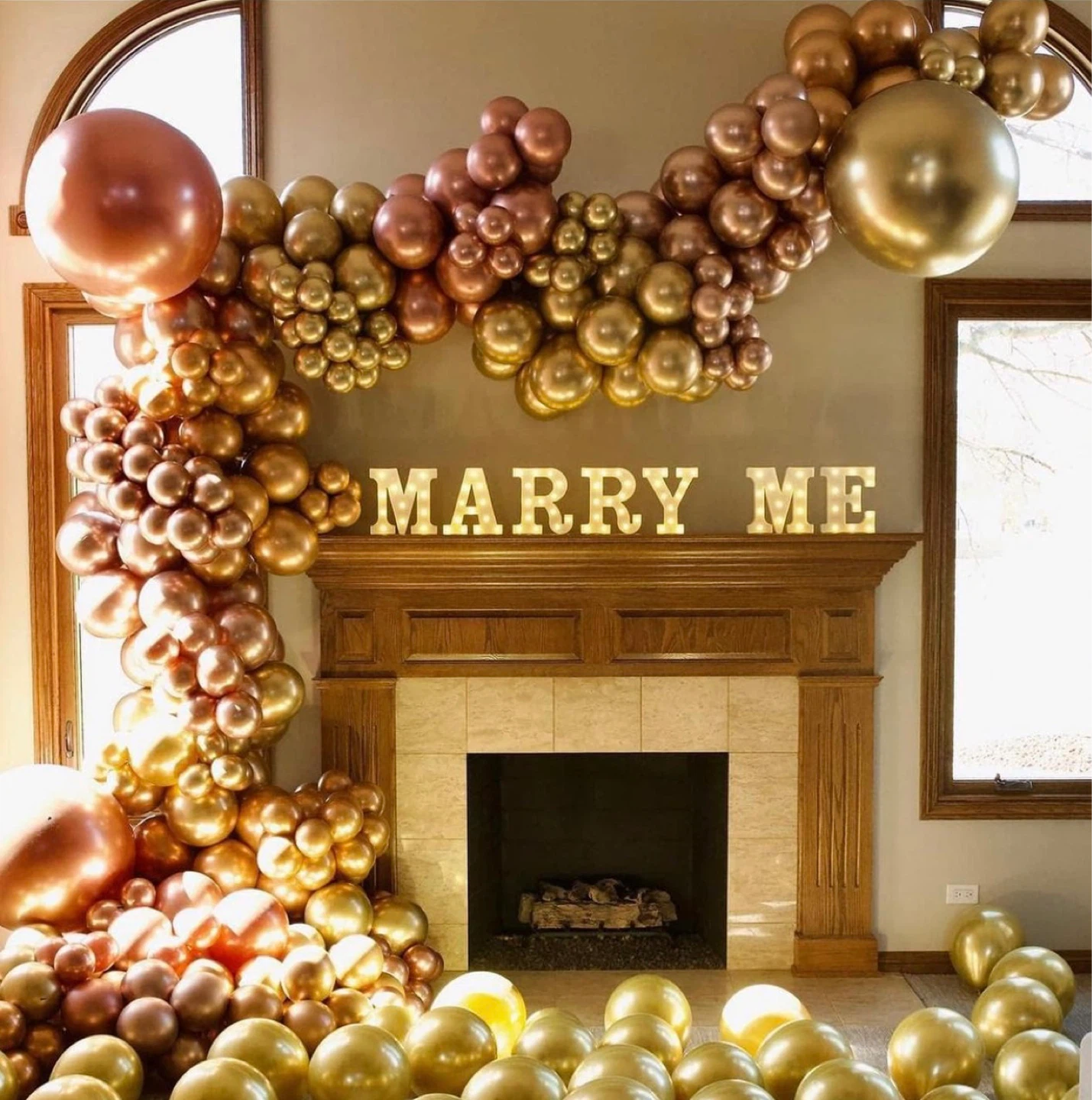 Light Up Marquee Letters "MARRY ME" - photo 4