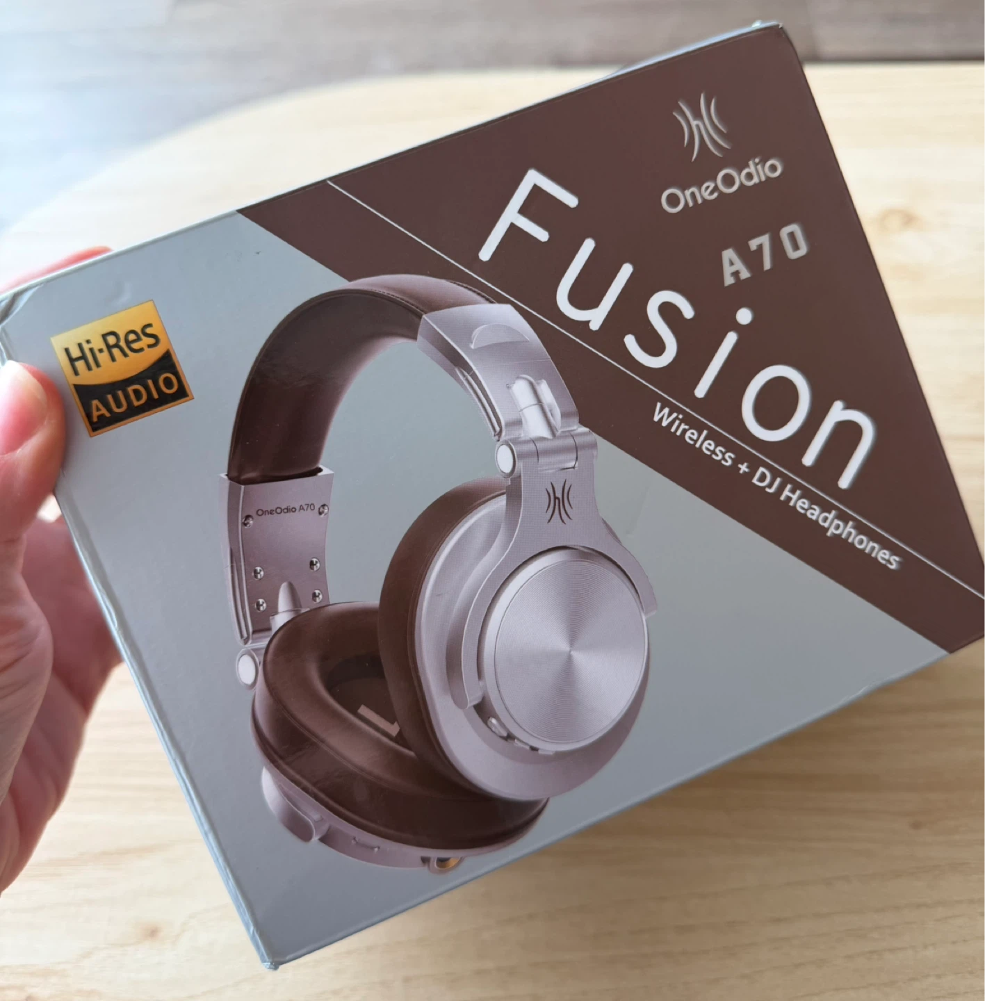 OneOdio Fusion A70 Wireless + DJ Headphones - Silver - photo 2