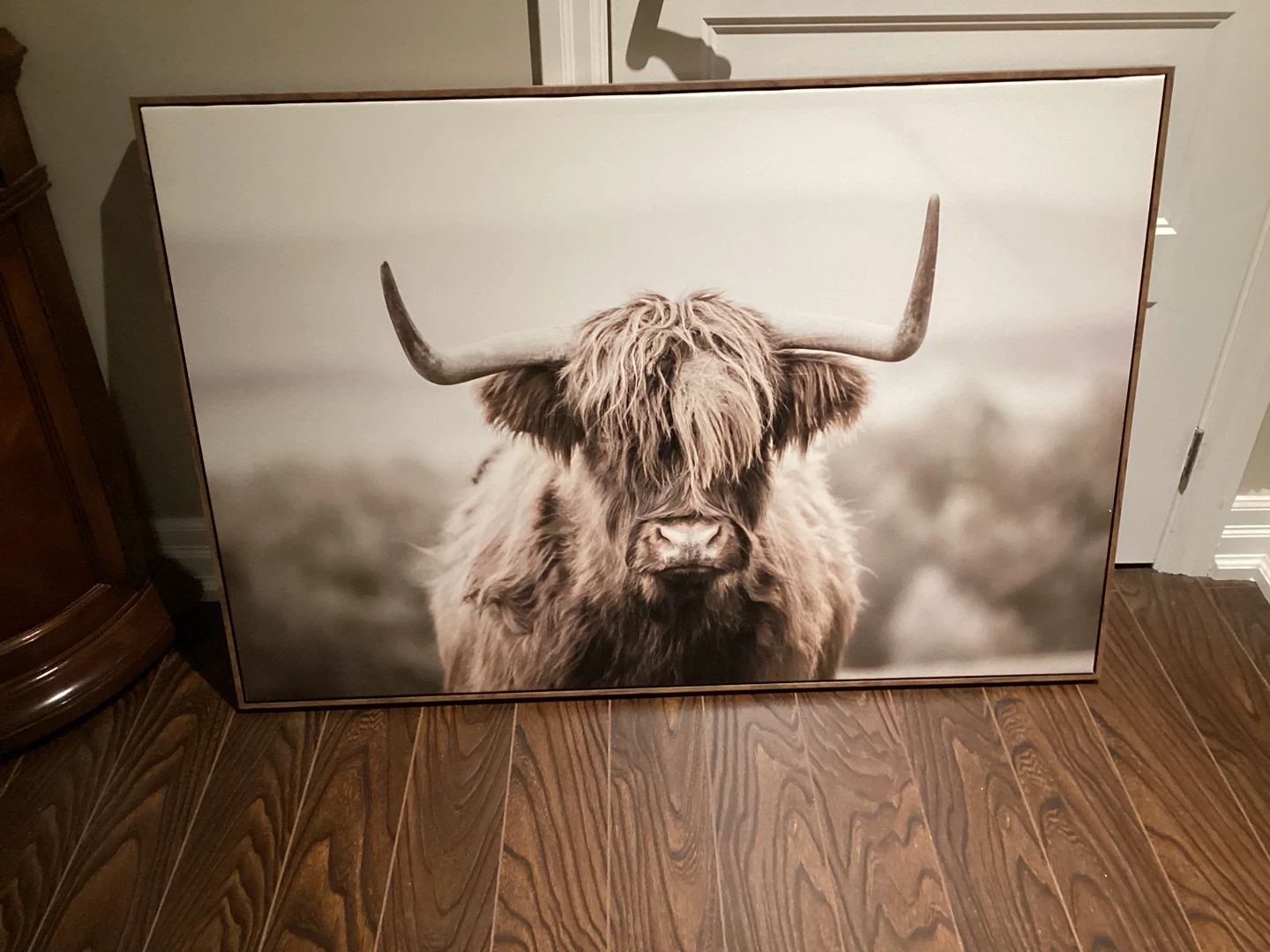 Framed Highland Cow Wall Art Print - photo 2