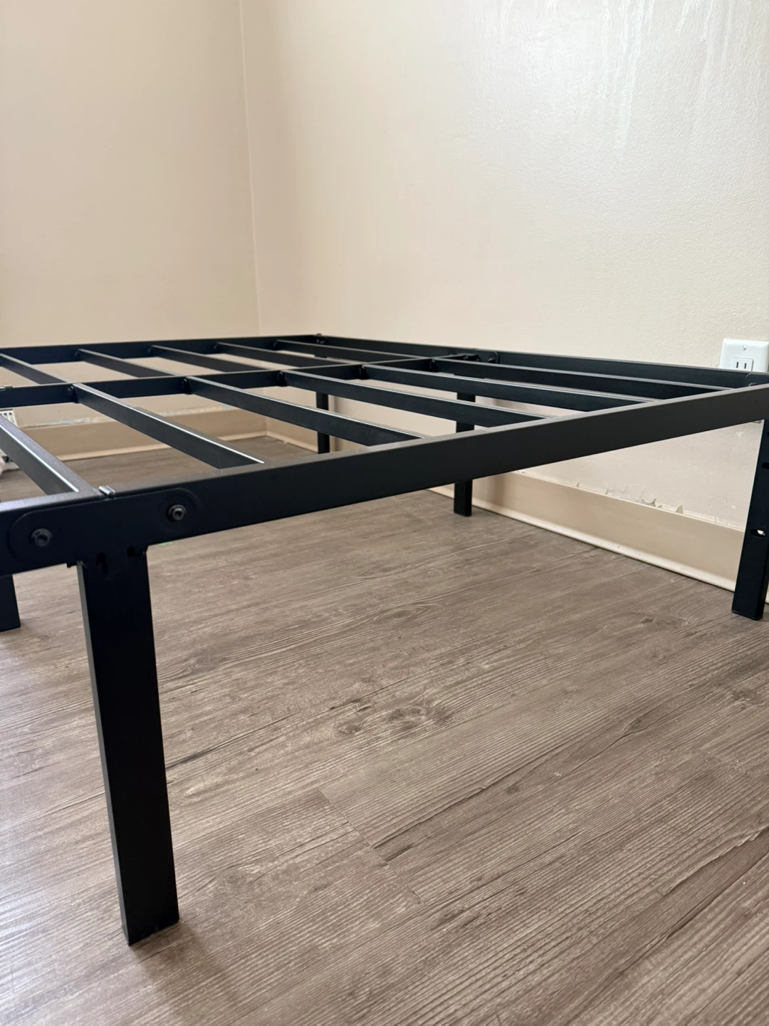 Black Metal Bed Frame - photo 2