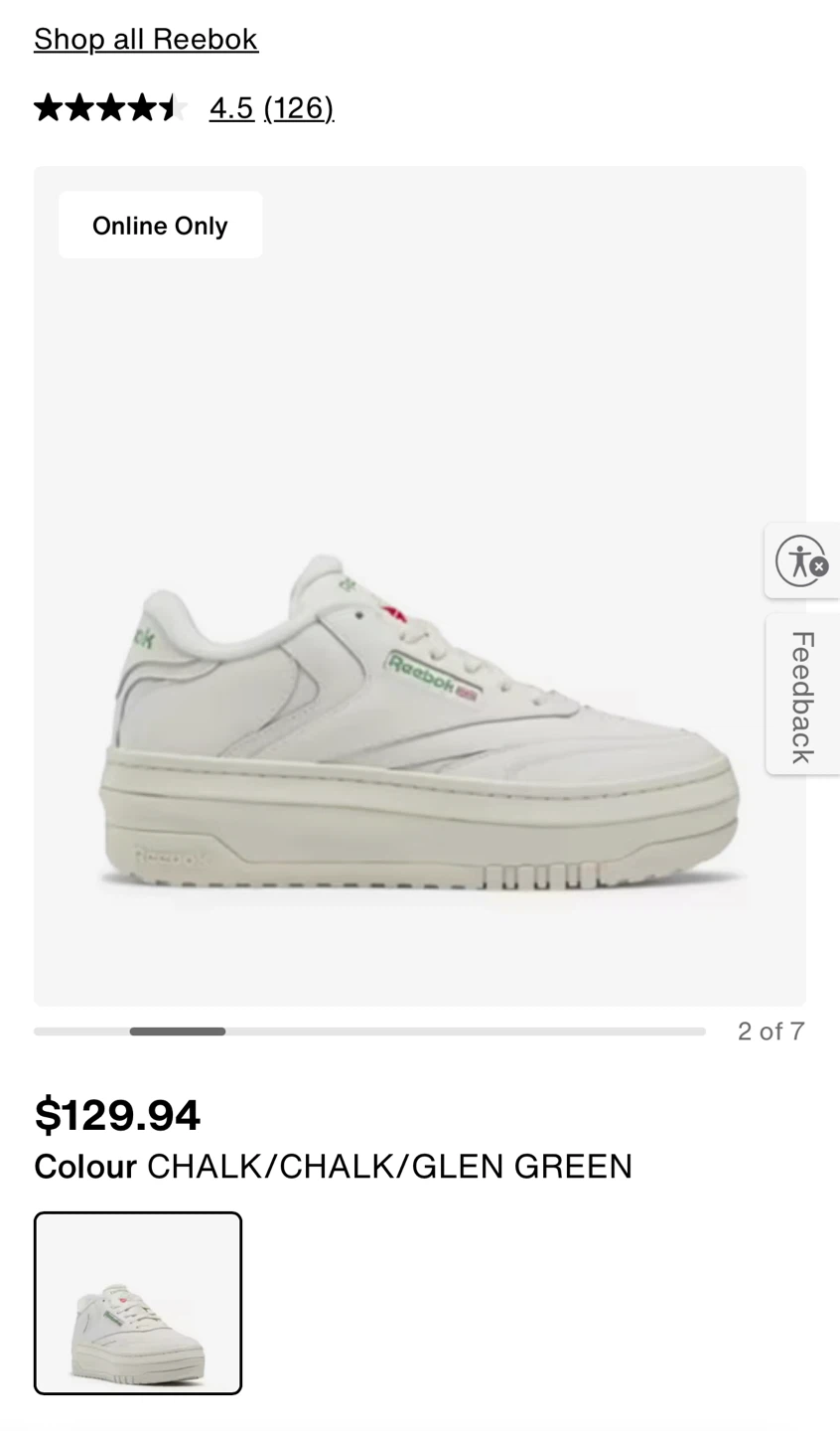 Reebok Women's Club C Sneaker Shoe - photo 3