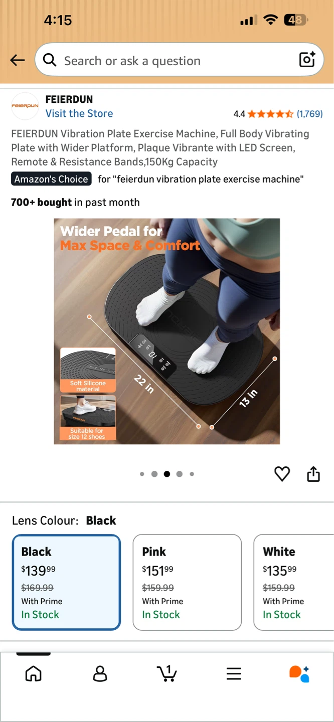 Vibration Plate Exercise Machine - photo 2