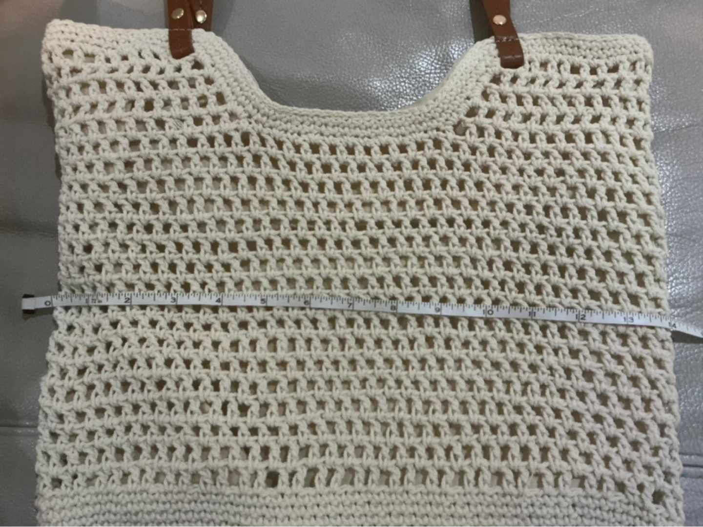 Crocheted Tote Bag with Straps - photo 3